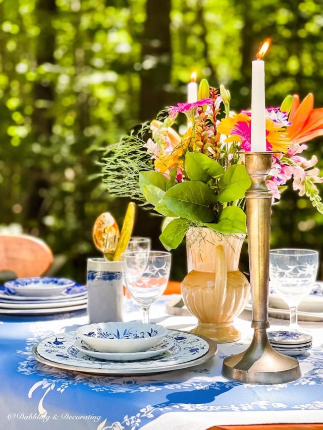 How to Set Up a Cozy Outdoor Dining Room Dabbling & Decorating