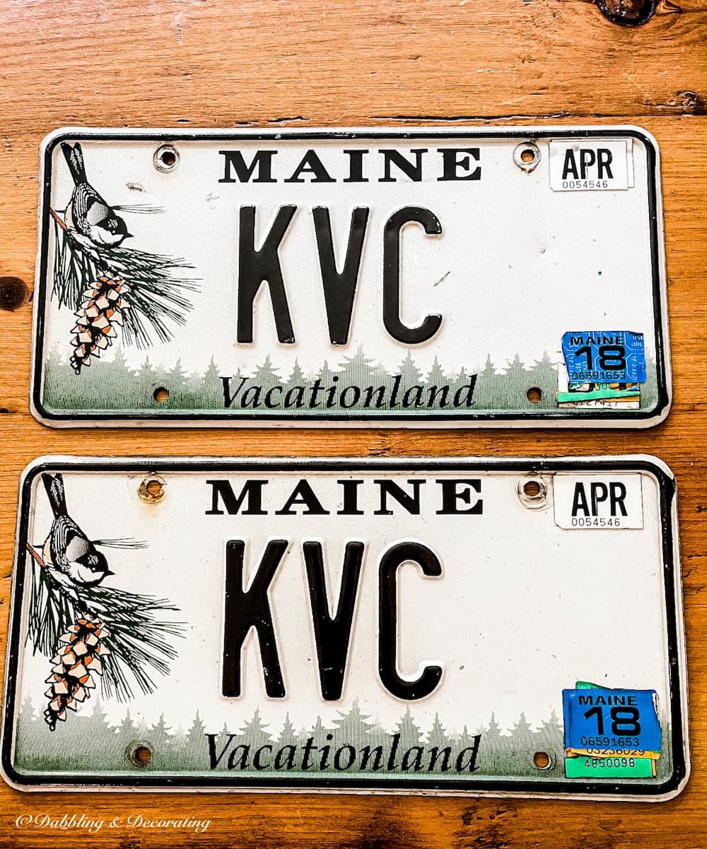 2 Maine Vanity License Plates