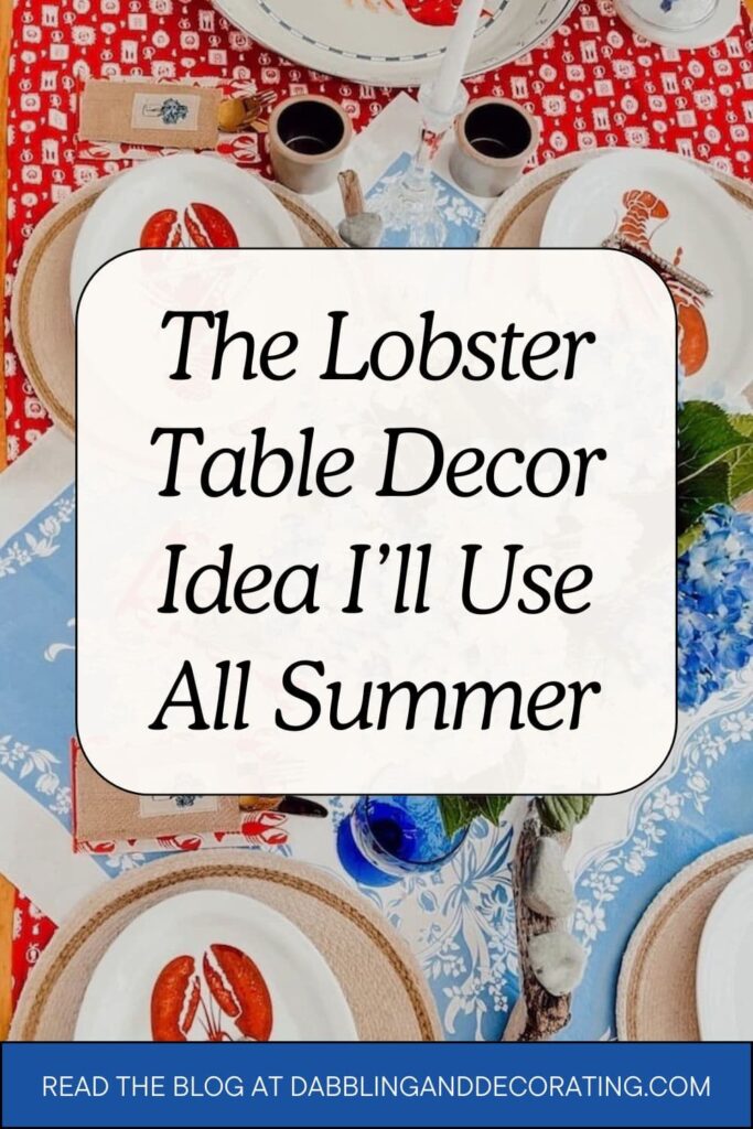 The Lobster Table Decor Idea I’ll Use All Summer