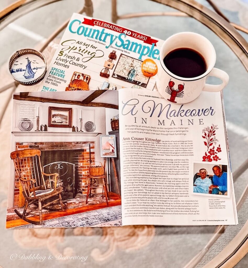 Country Sampler Magazine Maine Home Feature, "A Makeover in Maine"