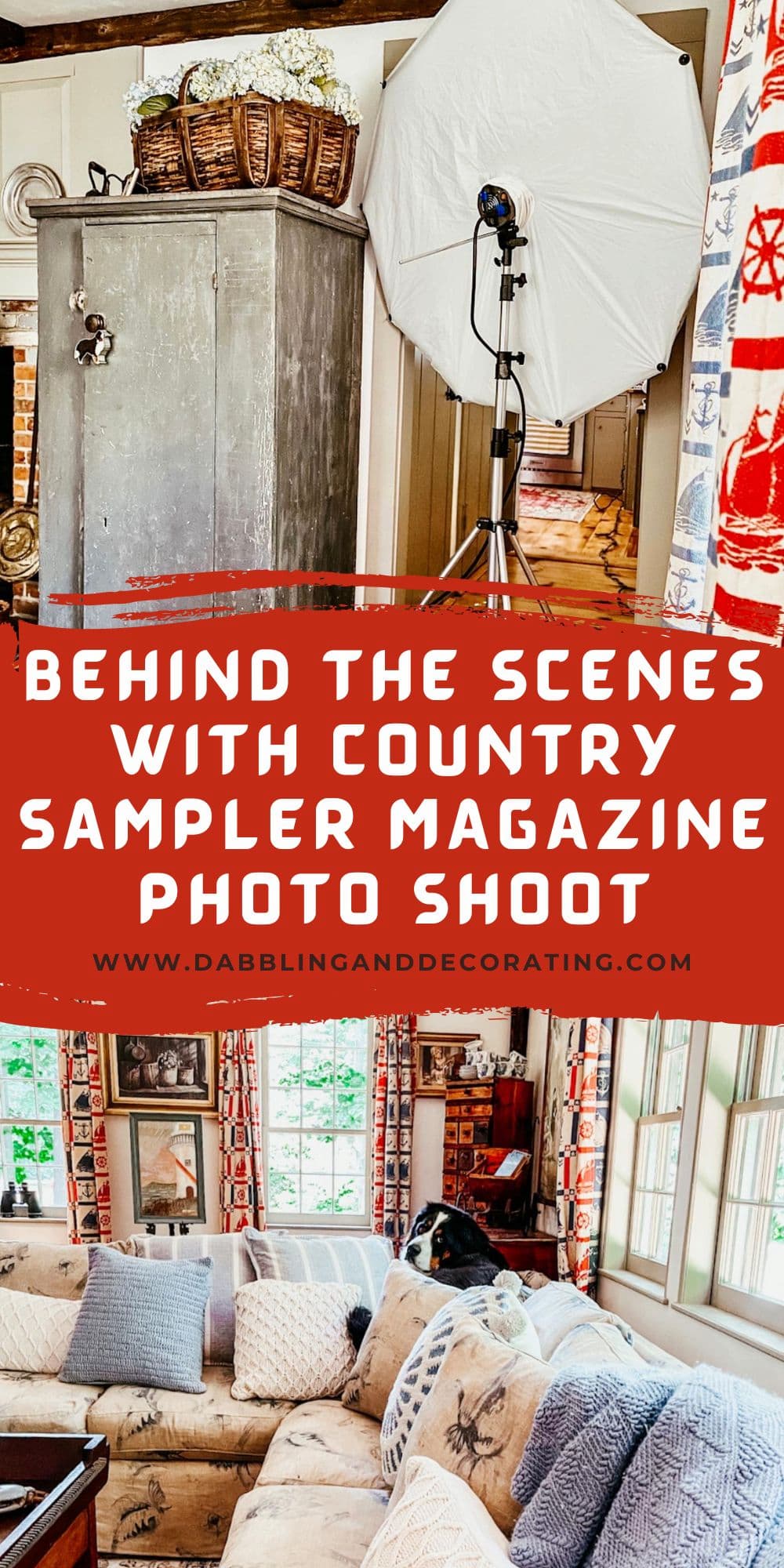 Behind the Scenes with Country Sampler Magazine Photo Shoot