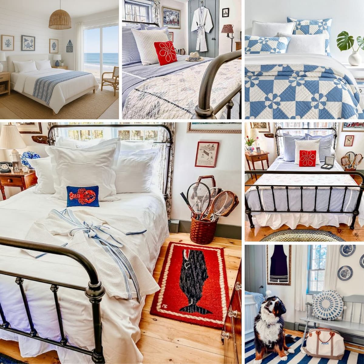 Coastal Bedding Ideas for a New England Bedroom (What I Actually Use ...