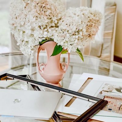 Black Frames to Antique Gold Frames with Annie Sloan