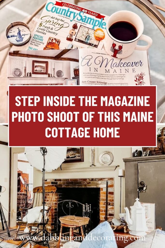 Step Inside the Magazine Photo Shoot of This Maine Cottage Home
