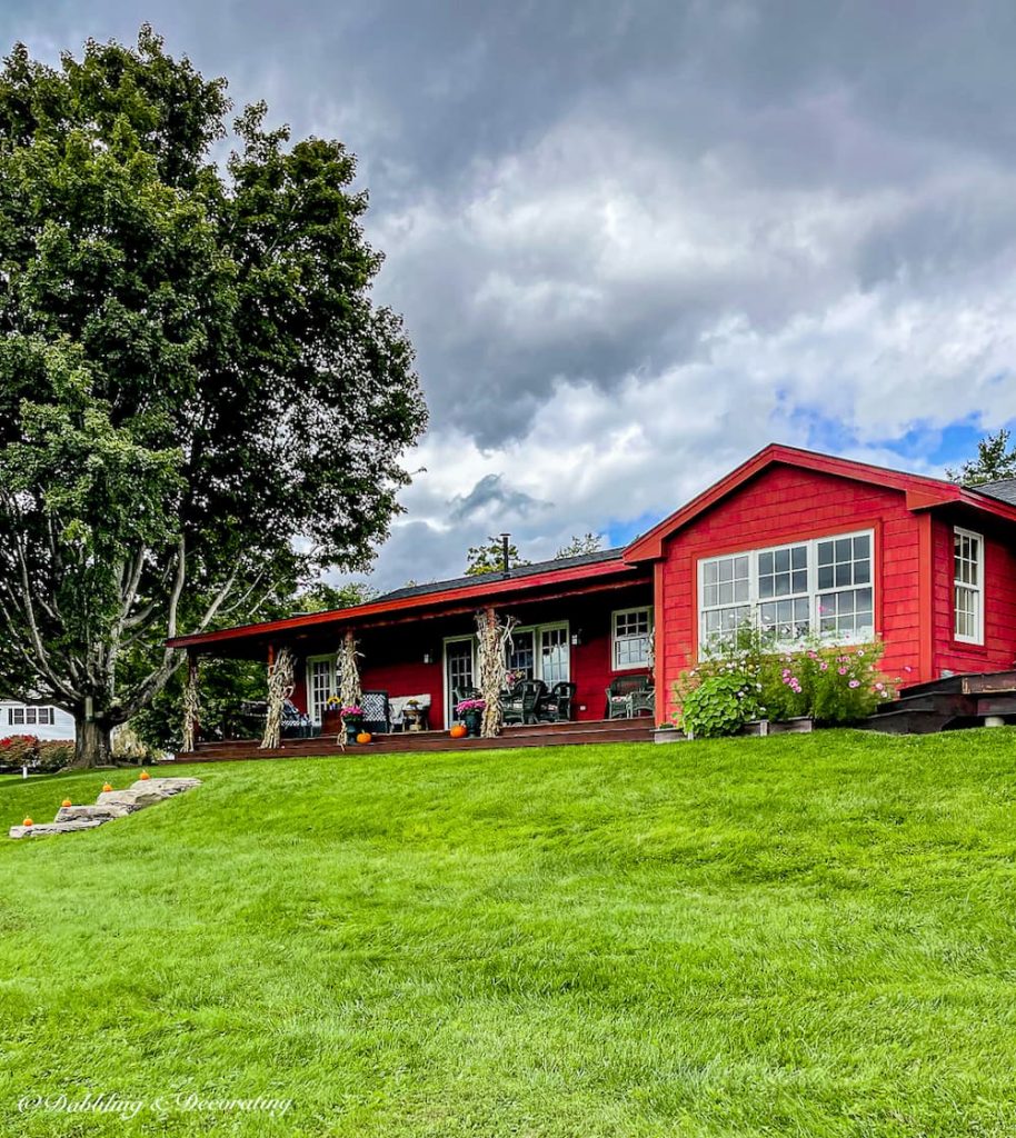 Red House Front Porch