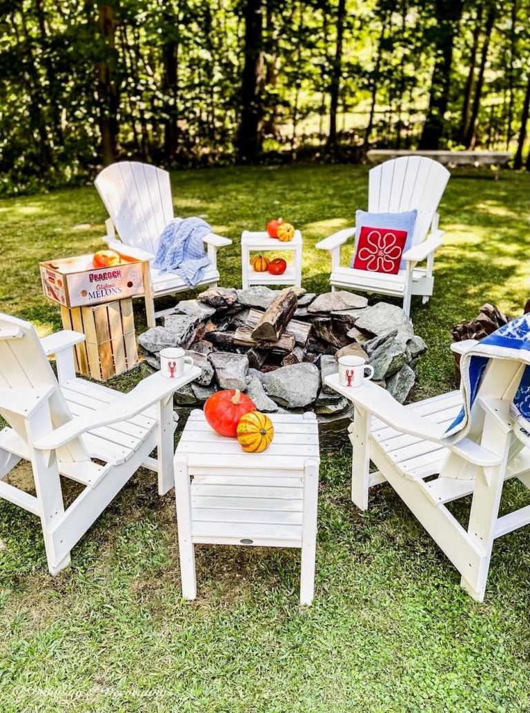 17 Fire Pit Ideas for Your Fall Gathering Dabbling & Decorating
