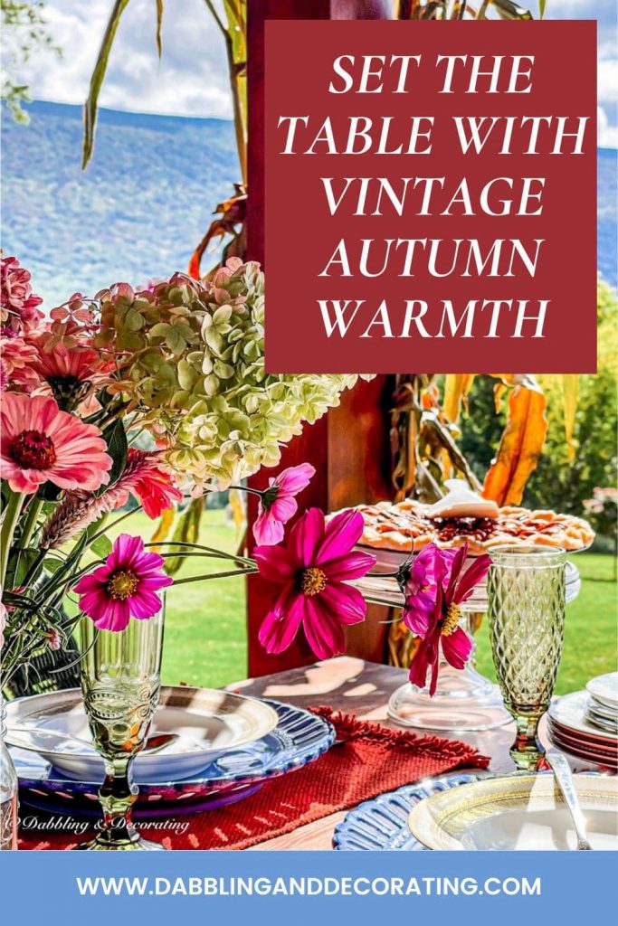 Set the Table with Vintage Autumn Warmth