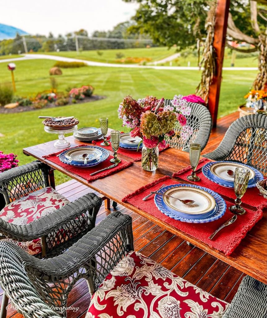 Set the Table with Vintage Autumn Warmth