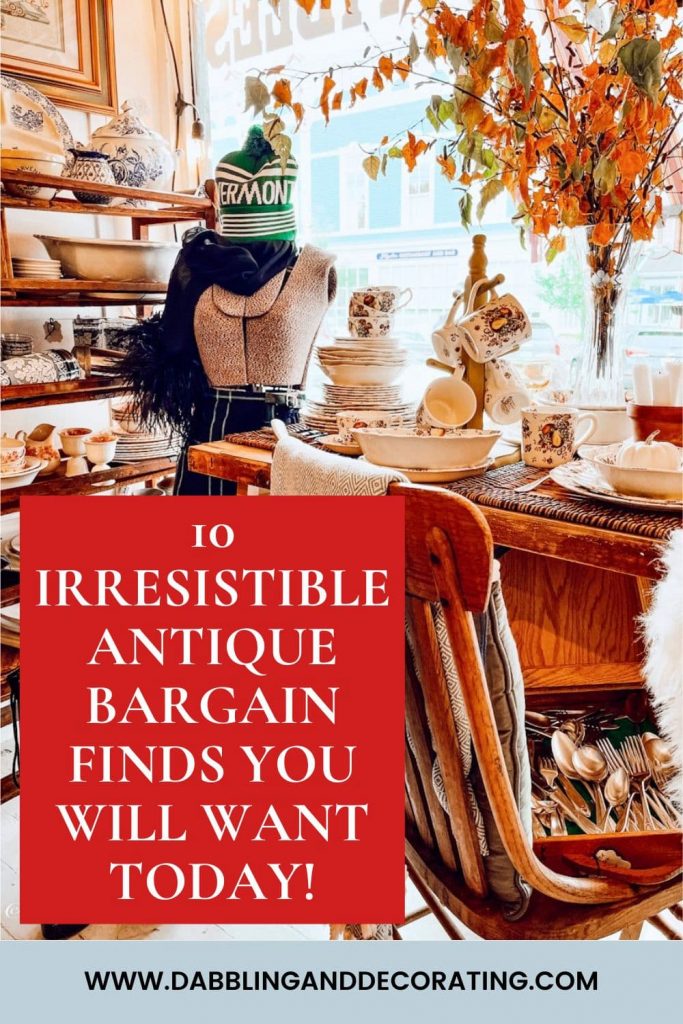 10 Irresistible Antique Bargains Thrifting with the Gals