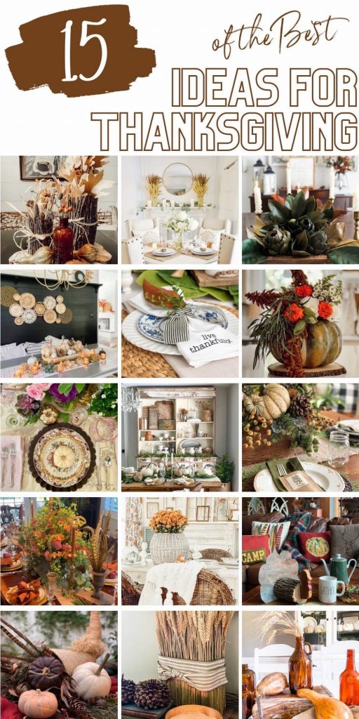 15+ Ideas to Make Your Thanksgiving Decorations Joyful