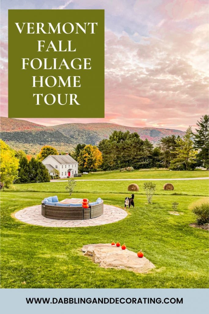 Vermont Fall Foliage Home Tour