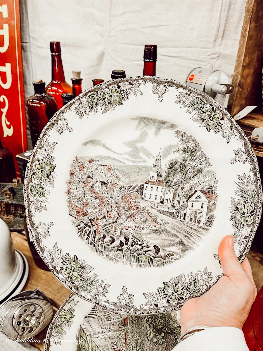 Vintage plate