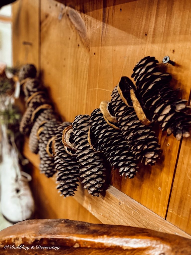 Pinecone garland