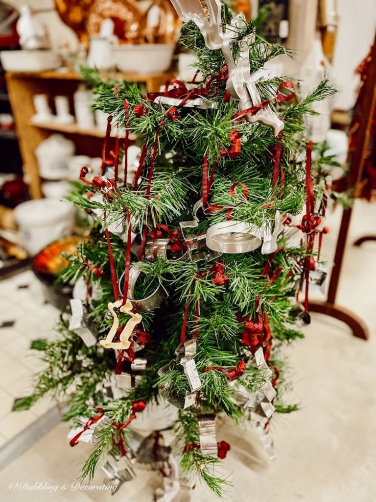 Cookie Cutter decorated Christmas Tree