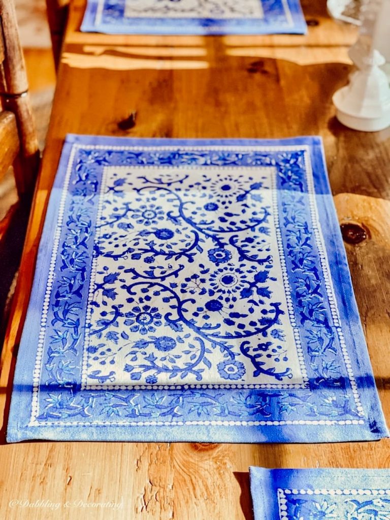 Blue Placemat