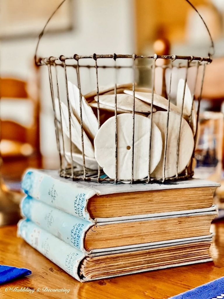 Books and Sand Dollars