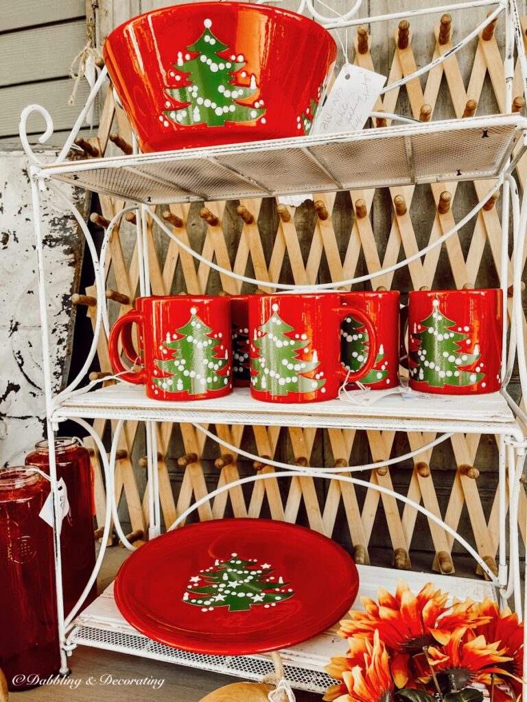 Red Christmas Placesettings