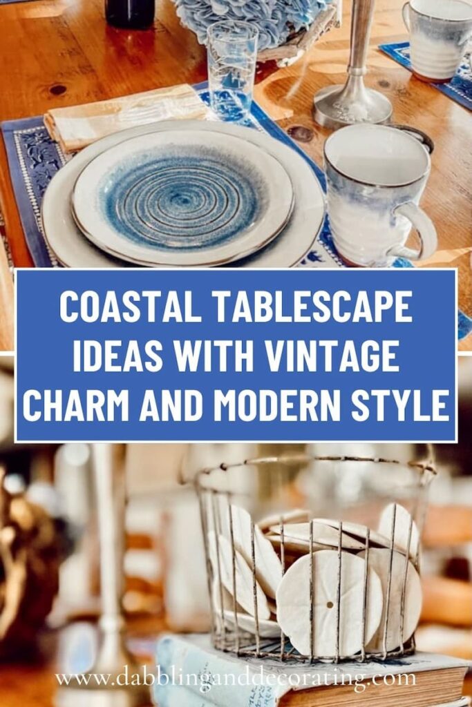 Coastal Tablescape Ideas with Vintage Charm and Modern Style