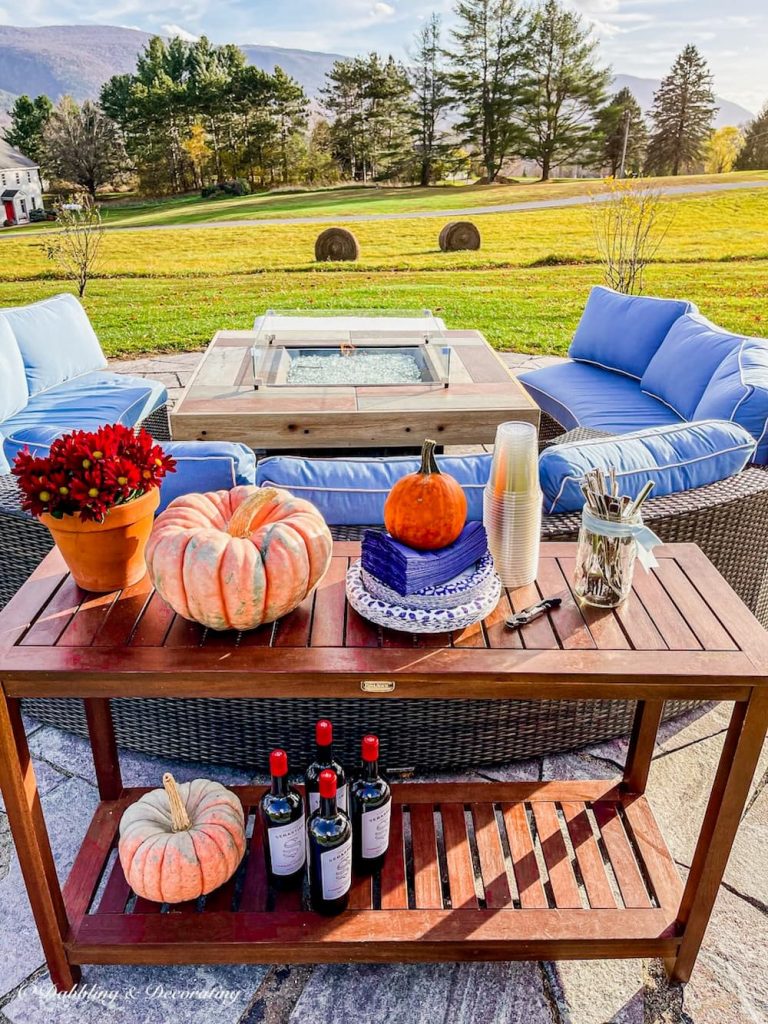 Unseasonably Warm in November, A Neighborhood Gathering