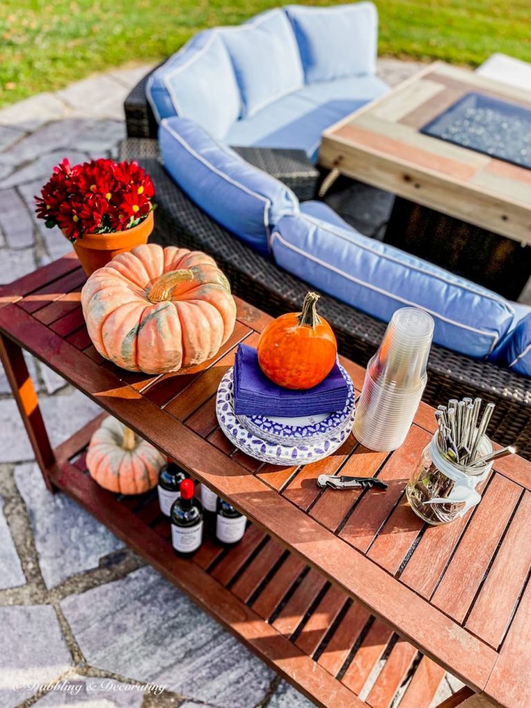 Unseasonably Warm in November, A Neighborhood Gathering