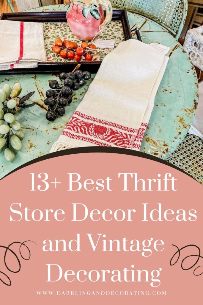 13+ Best Thrift Store Decor Ideas and Vintage Decorating