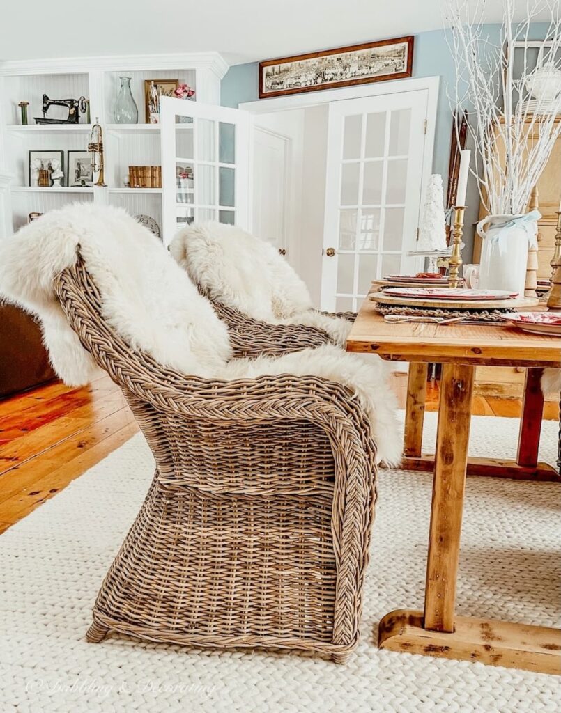 Cozy Winter Dining Room with Ski Lodge Decor | Get the Look