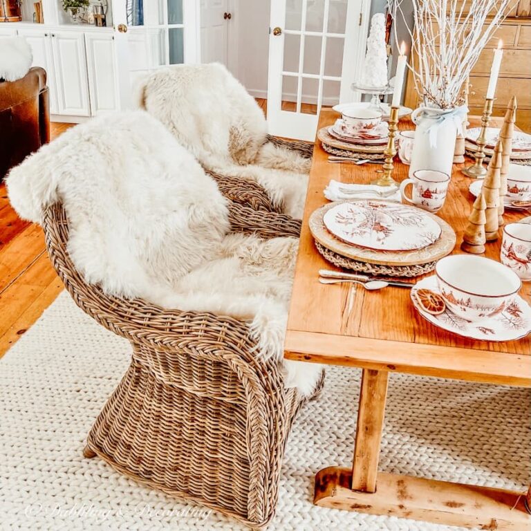 Cozy Winter Dining Room with Ski Lodge Decor | Get the Look