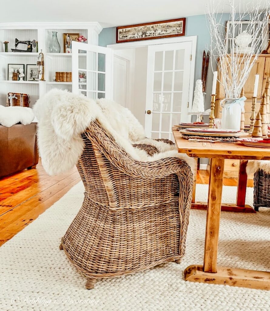 Cozy Winter Dining Room with Ski Lodge Decor | Get the Look
