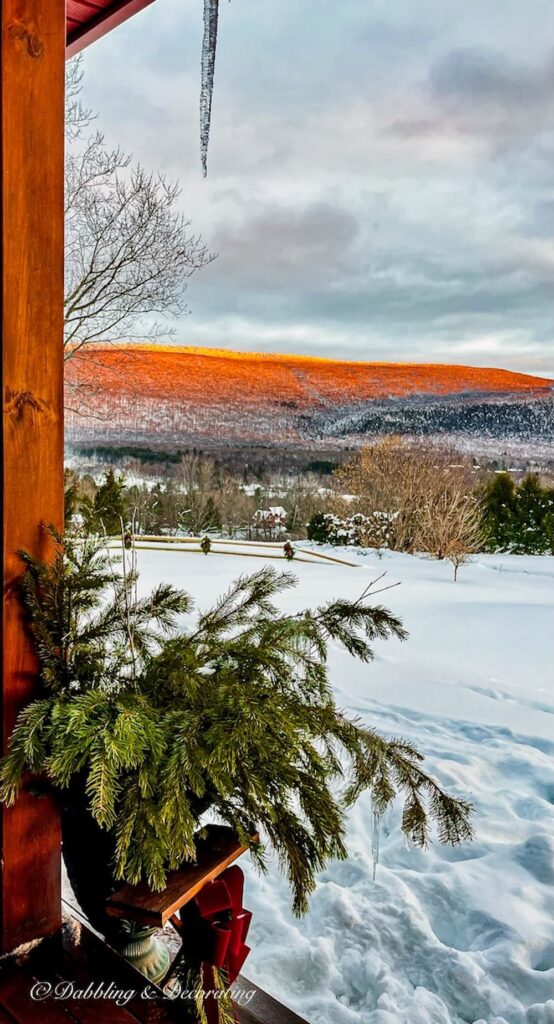 Mountain Views from Porch