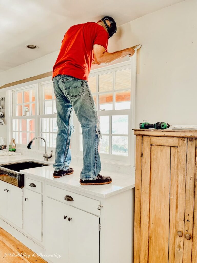 Man Removing Shelf