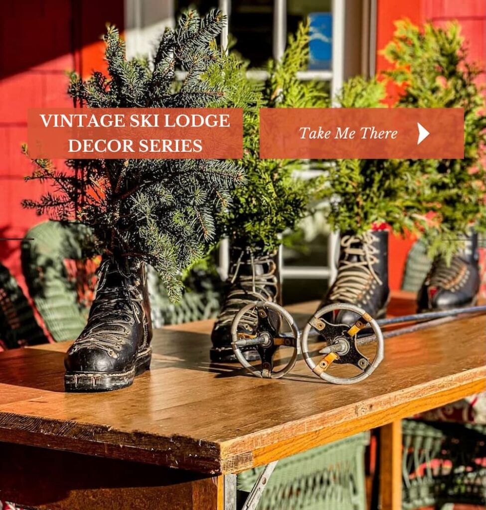 Vintage Ski Lodge Decor Series