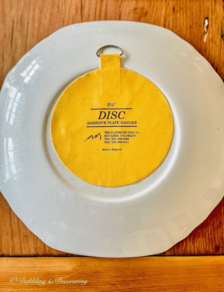 Adhesive Plate Disk on back of Platter