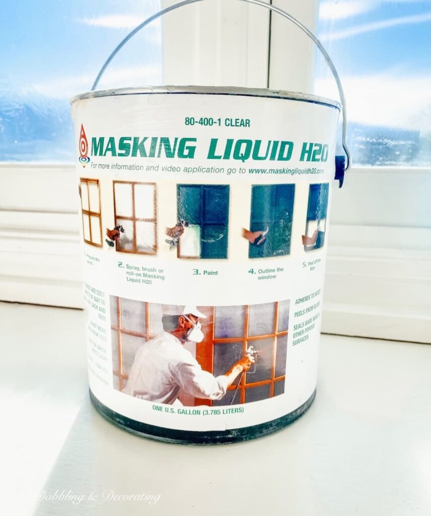 80-400-1 1 Gallon Clear Masking Liquid H2O