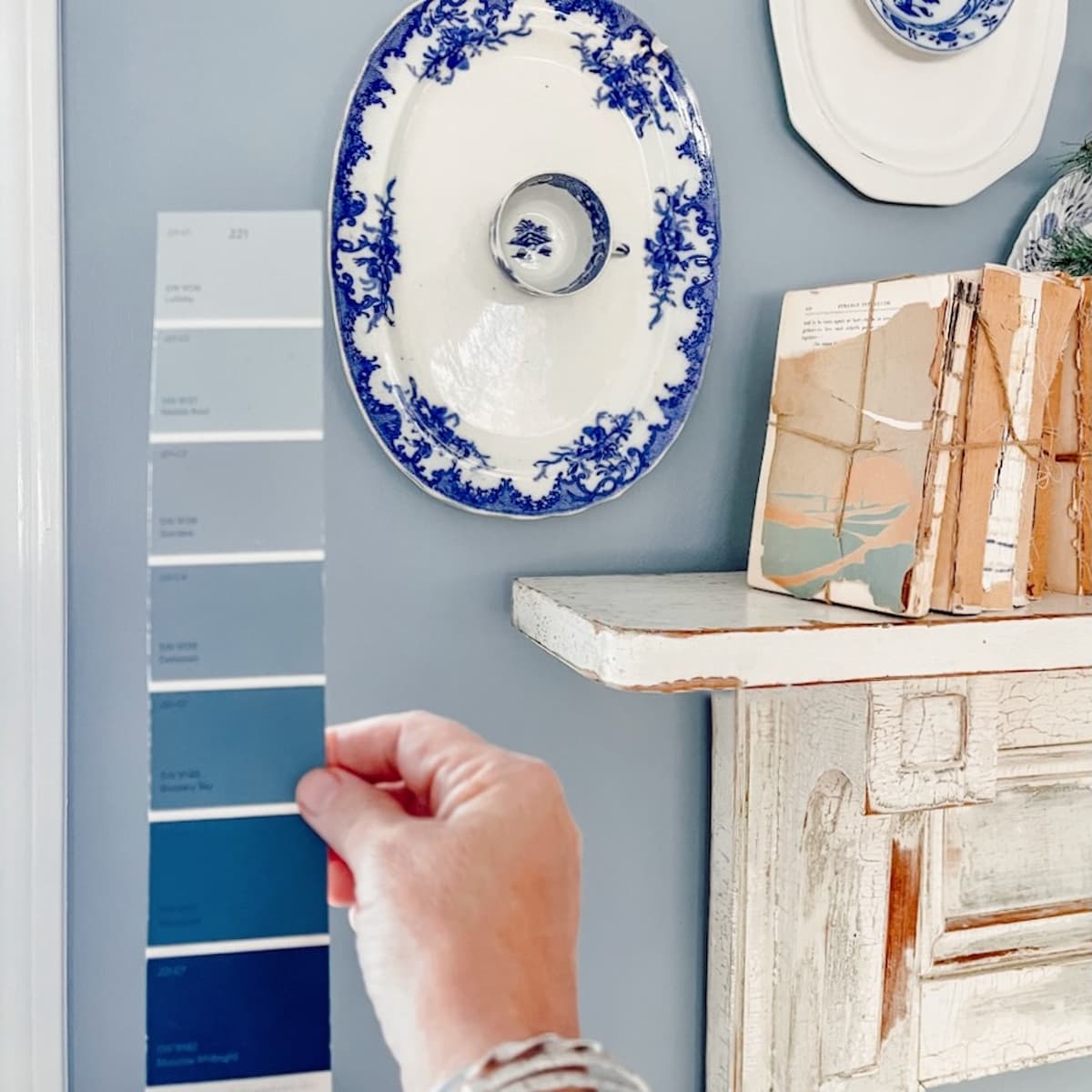 Pretty in Stardew Blue Paint | A Home Interior Makeover Before and After
