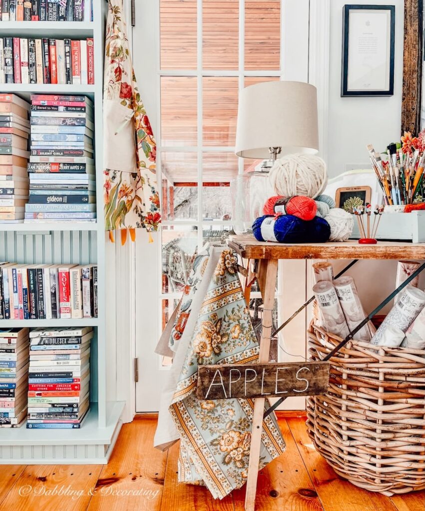 Sunroom Home Office Inspiration Triple Purposed with Craft Space