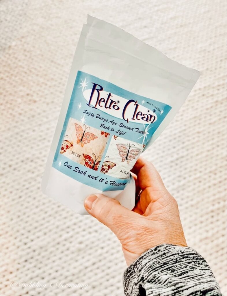Retro clean for How to Remove Yellow Stains from Vintage Linens.