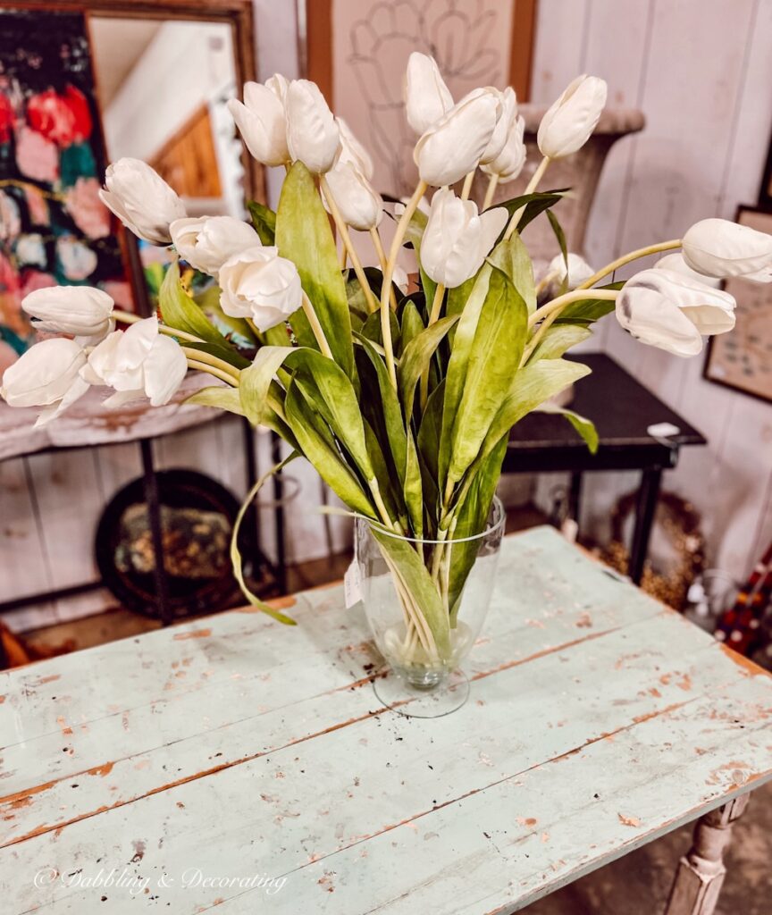White Tulip Arrangement