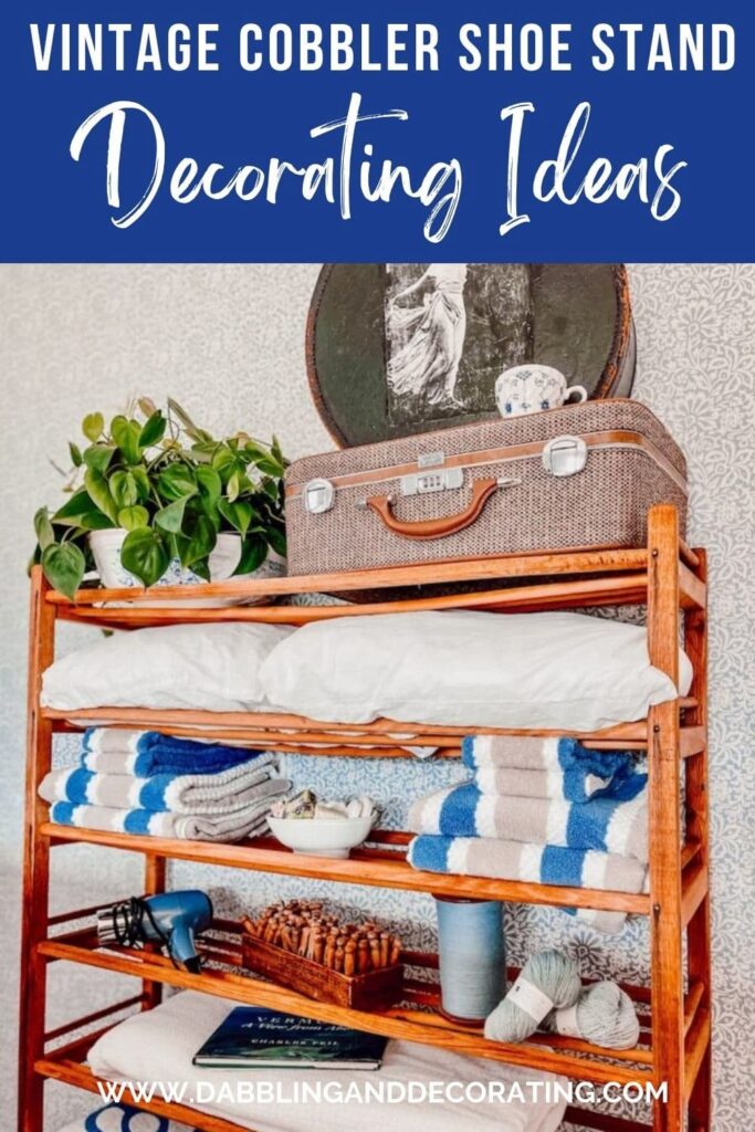 Vintage Cobbler Shoe Stand Decorating Ideas.