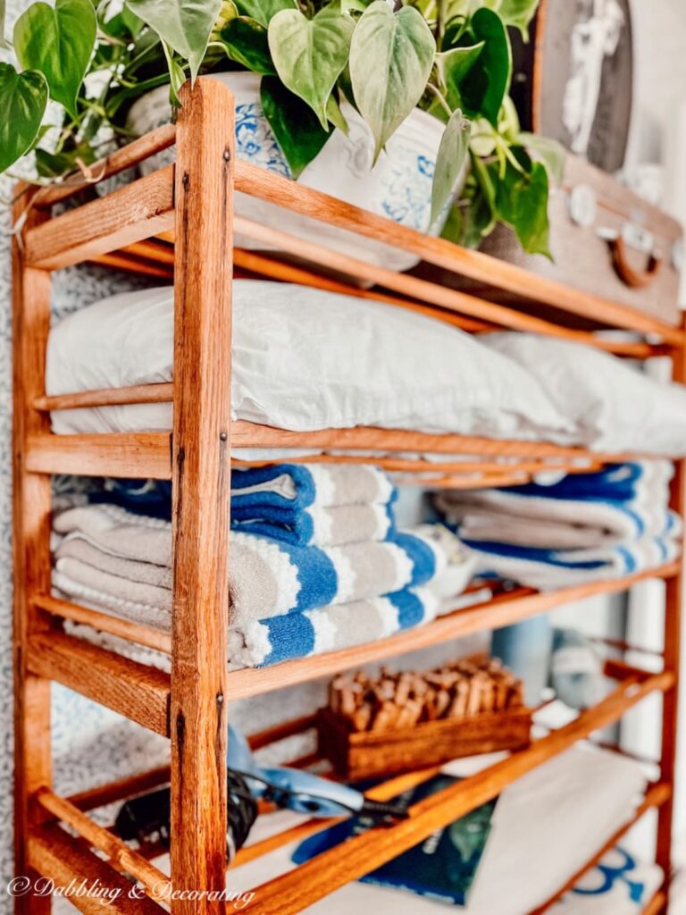 Vintage Cobbler Rack in Bedroom