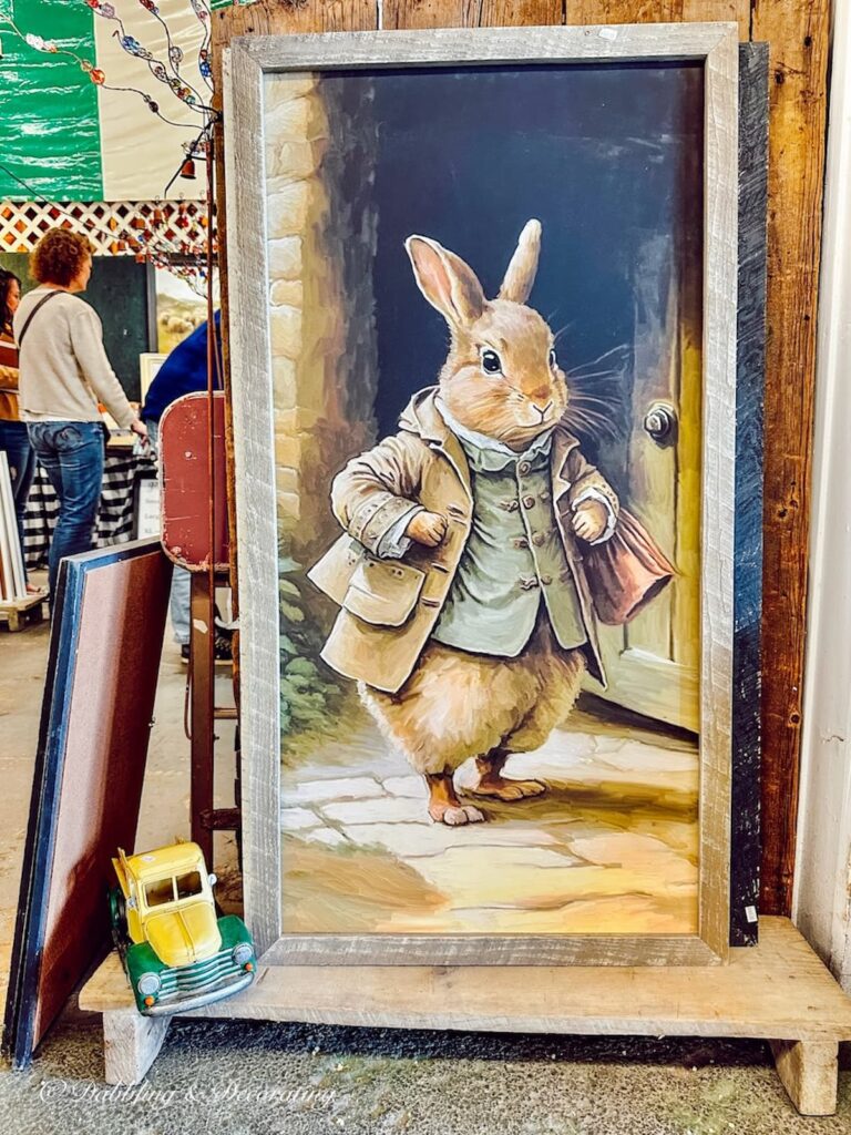 Vintage Rabbit Print