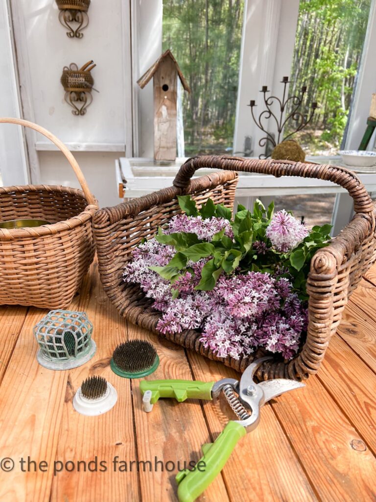 Basket of Lilacs