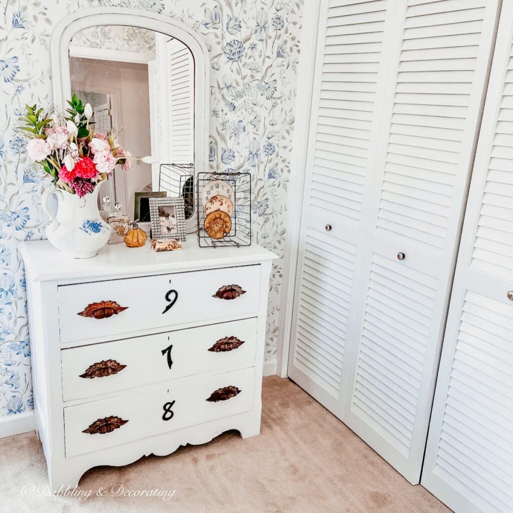 farmhouse-cottage style bedroom dresser
