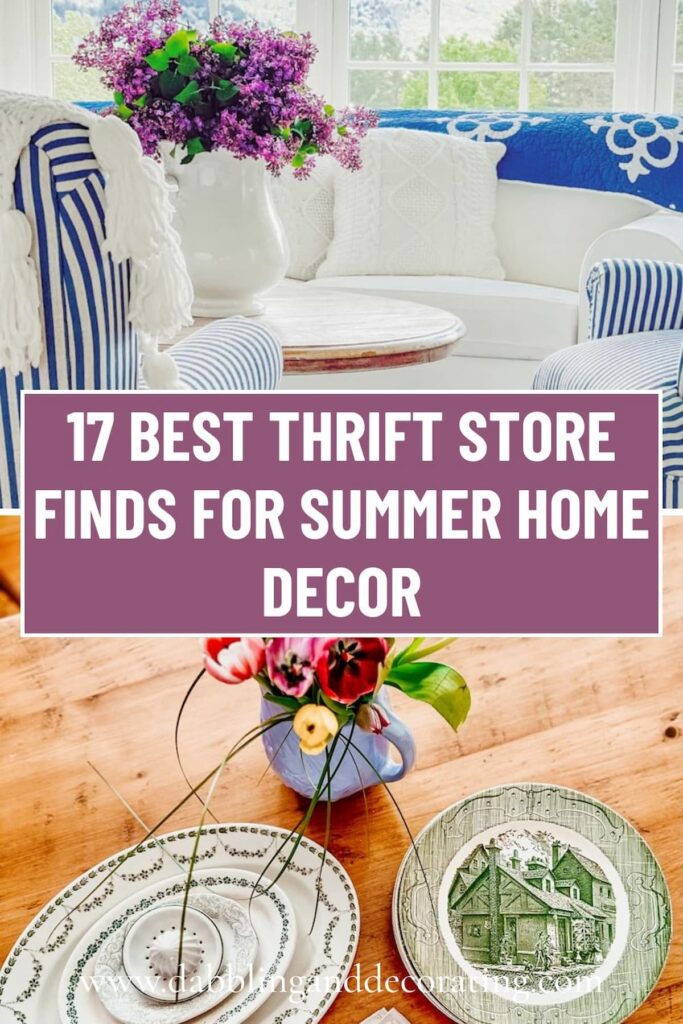 17 Best Thrift Store Finds for Summer Home Decor