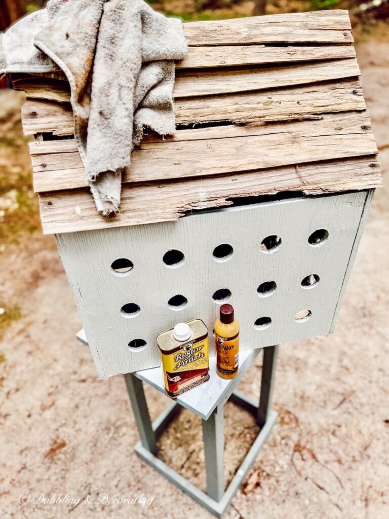 Handmade Birdhouse Restored