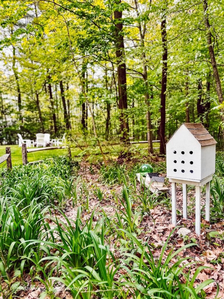 Handmade White Birdhouse Restored