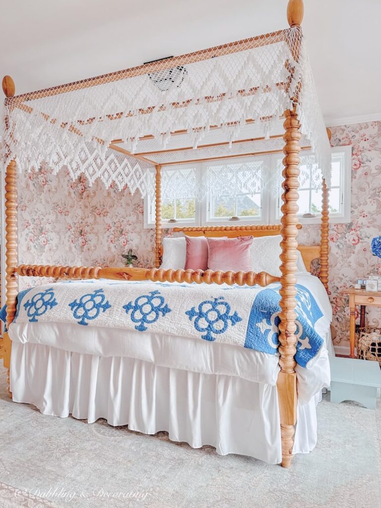 Canopy Bed in Master Bedroom