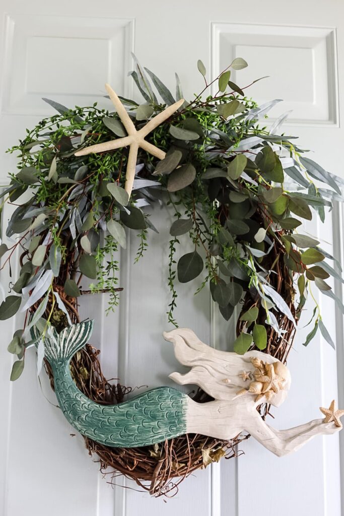 Coastal Mermaid Wreath