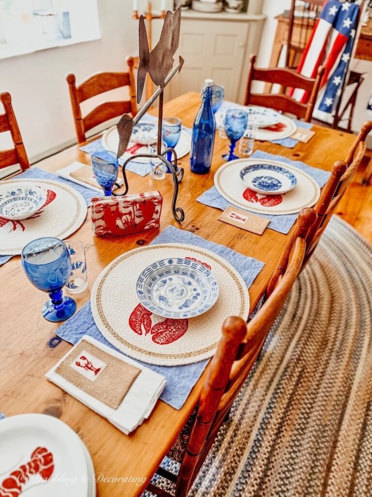 Entertain with Red, White, and Blue! Easy Summer Table Trimmings