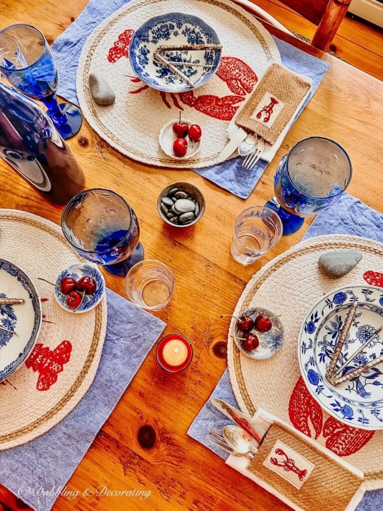 Entertain with Red, White, and Blue! Easy Summer Table Trimmings