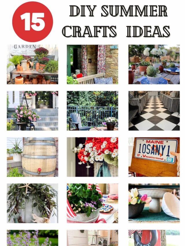 15 Cool DIY Craft Projects to Start this Summer